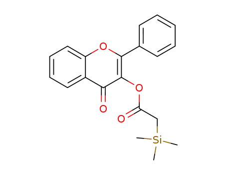 2-phenylchromon-3-yl (trimethylsilyl)acetate