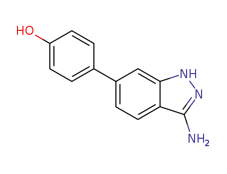 3-amino-6-(4-hydroxyphenyl)-1H-indazole
