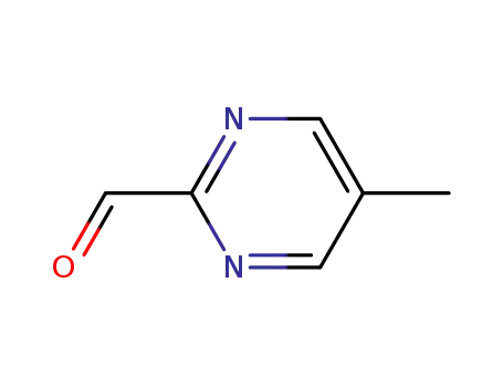 Molecular Structure of 90905-62-7 (2-Pyrimidinecarboxaldehyde, 5-methyl- (9CI))