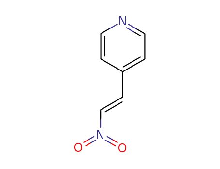 Molecular Structure of 100446-37-5 (Pyridine, 4-(2-nitroethenyl)-, (E)- (9CI))