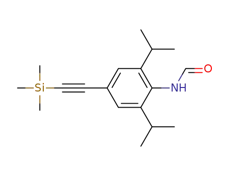 3,5-diisopropyl-4-formamido-1-trimethylsilylethynylbenzene