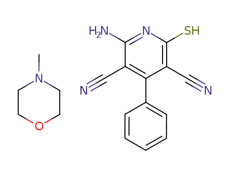 N-methylmorpholinium 6-amino-4-phenyl-3,5-dicyano-2-pyridinethiolate