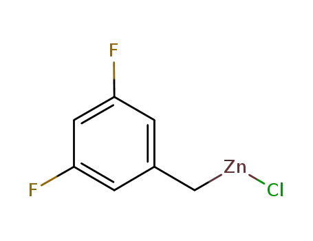 Molecular Structure of 352525-71-4 (3 5-DIFLUOROBENZYLZINC CHLORIDE  0.5M)
