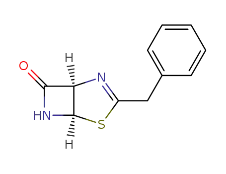 4-Thia-2,6-diazabicyclo[3.2.0]hept-2-en-7-one, 3-(phenylmethyl)-, (1R-cis)-