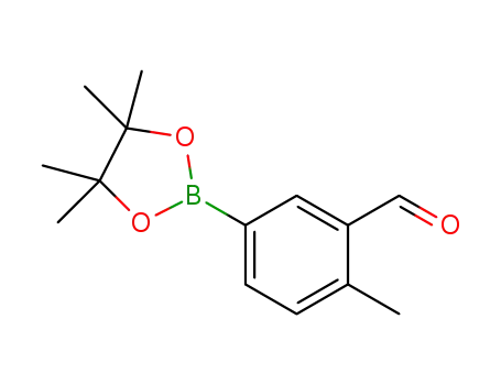2-methyl-5-(4,4,5,5-tetramethyl-1,3,2-dioxaborolan-2-yl)benzaldehyde