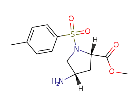 methyl (2S,4S)-4-amino-1-(p-tolylsulfonyl)pyrrolidine-2-carboxylate