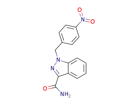 Molecular Structure of 1449714-42-4 (1-(4-nitrobenzyl)-1H-indazole-3-carboxamide)