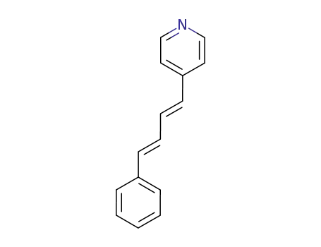 Molecular Structure of 52746-24-4 (Pyridine, 4-(4-phenyl-1,3-butadienyl)-, (E,E)-)