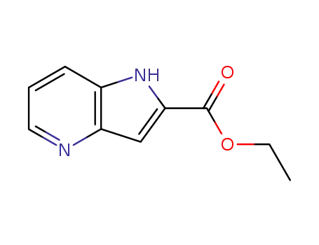 Molecular Structure of 17288-32-3 (1H-Pyrrolo[3,2-b]pyridine-2-carboxylic acid ethyl ester)