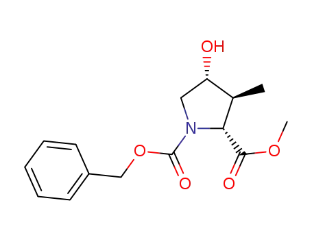 (2R,3S,4R)-1-benzyl 2-methyl 4-hydroxy-3-methylpyrrolidine-1,2-dicarboxylate