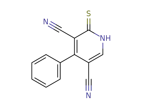 4-Phenyl-2-thioxo-1,2-dihydro-pyridine-3,5-dicarbonitrile