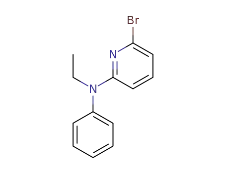 Molecular Structure of 1309609-43-5 (6-bromo-N-ethyl-N-phenylpyridin-2-amine)