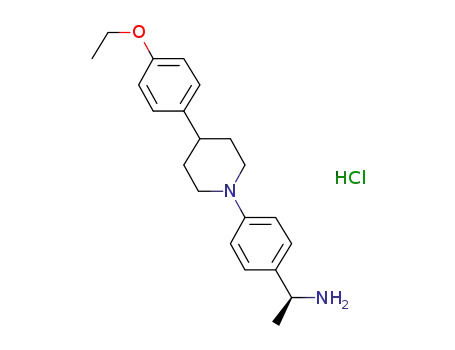 (S)-1-{4-[4-(4-ethoxy-phenyl)-piperidin-1-yl]-phenyl}-ethylamine hydrochloride