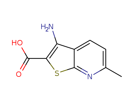 3-Amino-6-methylthieno[2,3-b]pyridine-2-carboxylic acid Cas no.59488-60-7 98%