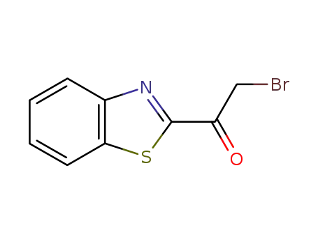 Molecular Structure of 54223-20-0 (1-(1,3-Benzothiazol-2-yl)-2-bromo-1-ethanone)