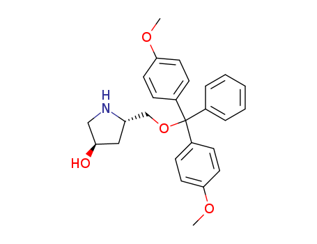 3-Pyrrolidinol, 5-[[bis(4-methoxyphenyl)phenylmethoxy]methyl]-,
(3R,5S)-(151953-64-9)