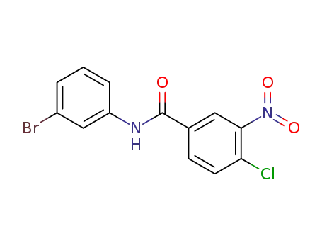 Molecular Structure of 346723-27-1 (N-(3-bromophenyl)-4-chloro-3-nitrobenzamide)
