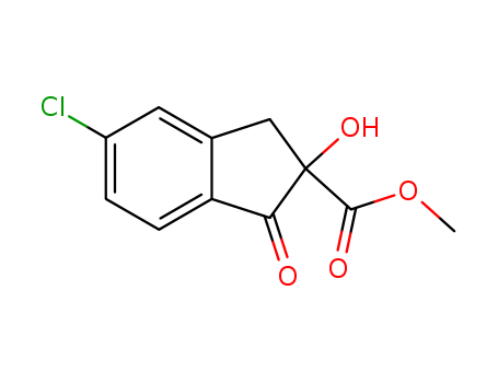 5-Chloro-2-hydroxy-2-methoxycarbonyl-1-indanone 144172-24-7