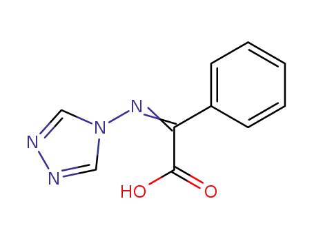 Molecular Structure of 122709-89-1 (Phenyl-[(Z)-[1,2,4]triazol-4-ylimino]-acetic acid)