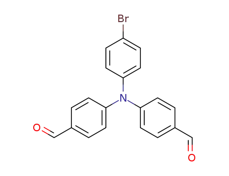 Benzaldehyde, 4,4'-[(4-bromophenyl)imino]bis-