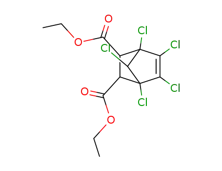 1,4,5,6,7-pentachloro-norborn-5-ene-2,3-dicarboxylic acid diethyl ester