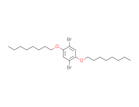 Molecular Structure of 156028-40-9 (1,4-DIBROMO-2,5-DI(OCTYLOXY)BENZENE)