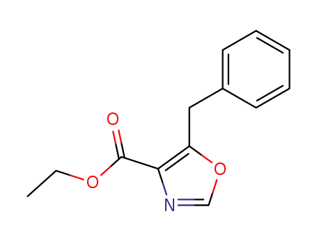 Molecular Structure of 32998-96-2 (ethyl 5-benzyloxazole-4-carboxylate)