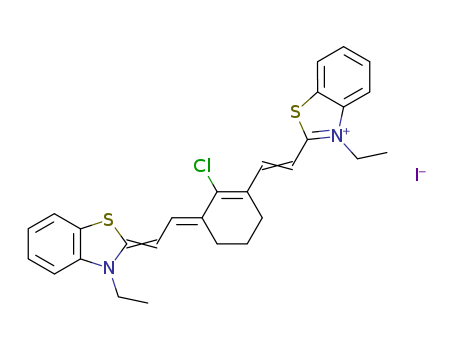 2-[(E)-2-(2-CHLORO-3-((E)-2-[3-ETHYL-1,3-BENZOTHIAZOL-2(3H)-YLIDENE]ETHYLIDENE)-1-CYCLOHEXEN-1-YL)ETHENYL]-3-ETHYL-1,3-BENZOTHIAZOL-3-IUM IODIDE