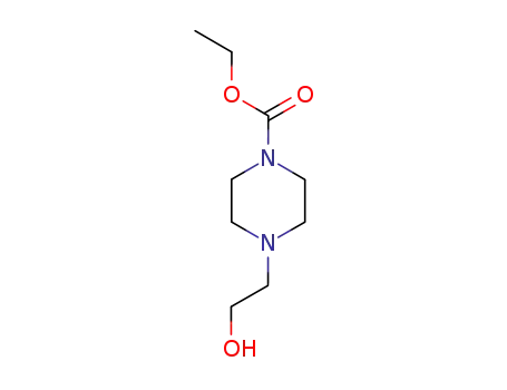 Molecular Structure of 14000-66-9 (4-(2-HYDROXYETHYL)-PIPERAZIN-1-CARBOXYLIC ACID ETHYL ESTER)