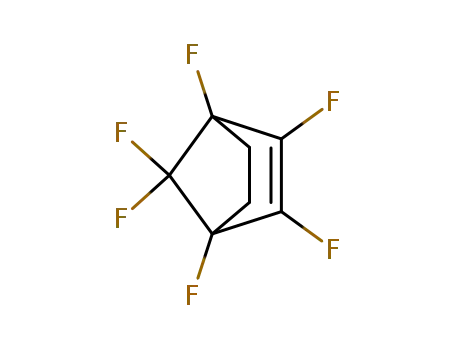 Molecular Structure of 1482-03-7 (1,2,3,4,7,7-Hexafluorobicyclo[2.2.1]hept-2-ene)