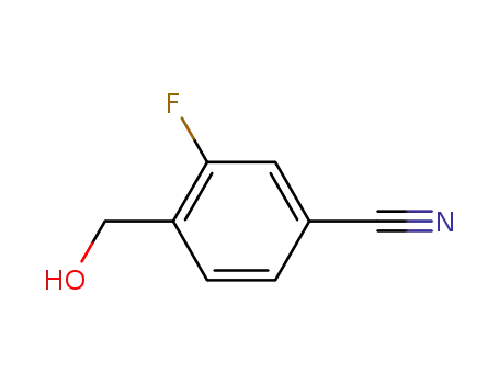 Molecular Structure of 219873-06-0 (4-Cyano-2-fluorobenzyl alcohol)