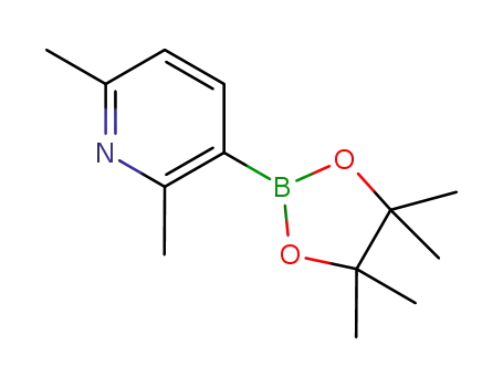 Molecular Structure of 693774-10-6 (3-Hydroxy-2,3-diMethylbutan-2-yl hydrogen (2,6-diMethylpyridin-3-yl)boronate)