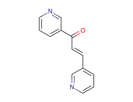 Molecular Structure of 145917-24-4 ((E)-1-(3-pyridinyl)-3-(3-pyridinyl)prop-2-en-1-one)