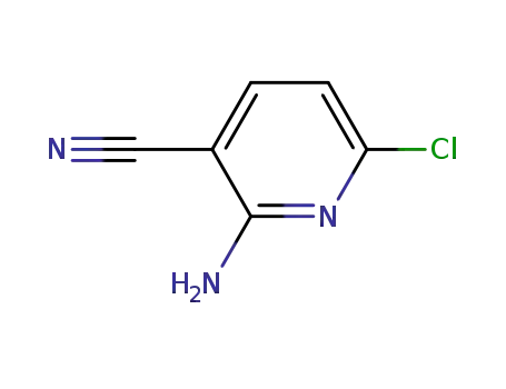 Molecular Structure of 52471-07-5 (2-aMino-6-chloronicotinonitrile)