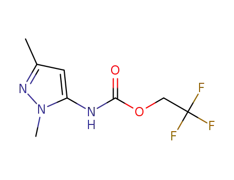 (2,5-dimethyl-2H-pyrazol-3-yl)carbamic acid 2,2,2-trifluoroethyl ester