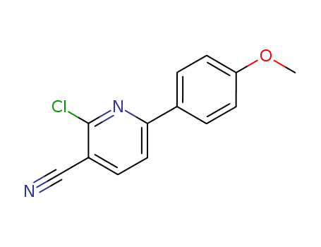2-CHLORO-6-(4-METHOXYPHENYL)NICOTINONITRILE