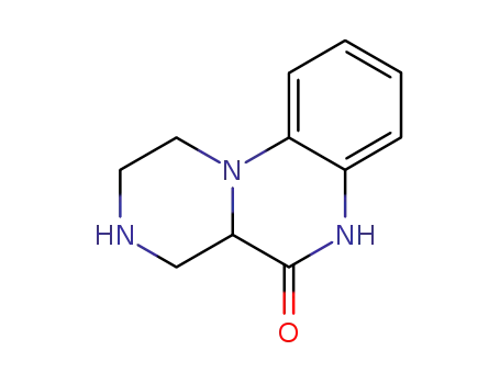 Molecular Structure of 75704-19-7 (2,3,4,4a-tetrahydro-1H-pyrazino(1,2a)quinoxalin-5-(6H)one)