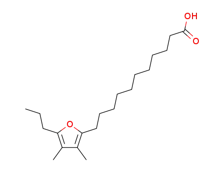 Molecular Structure of 57818-41-4 (3,4-DiMethyl-5-propyl-2-furanundecanoic Acid)