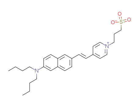 Pyridinium,4-[2-[6-(dibutylamino)-2-naphthalenyl]ethenyl]-1-(3-sulfopropyl)-, inner salt