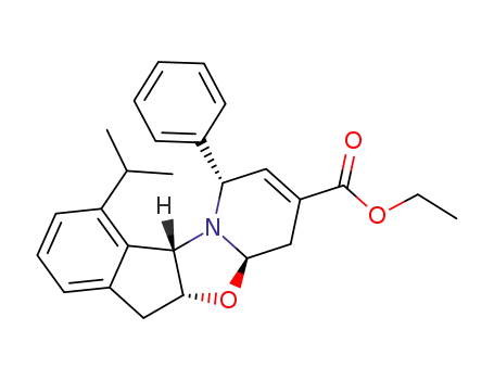 5-isopropyl-4-phenyl-1,9,9a,10a-tetrahydro-4<i>H</i>,4b<i>H</i>-10-oxa-4a-aza-indeno[1,2-<i>a</i>]indene-2-carboxylic acid ethyl ester