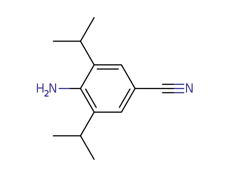 4-amino-3,5-bis(propan-2-yl)benzonitrile