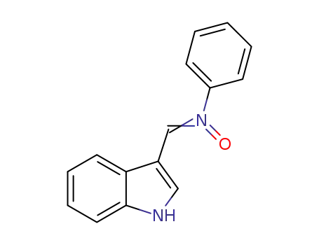 Molecular Structure of 84186-34-5 (α-(3-indolyl) N-phenyl nitrone)