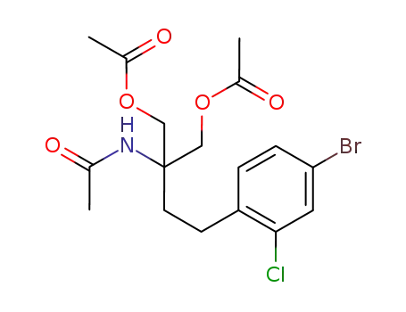 N-[1,1-Bis[(acetyloxy)methyl]-3-(4-bromo-2-chlorophenyl)propyl]acetamide