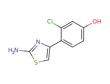 4-(2-amino-thiazol-4-yl)-3-chloro-phenol