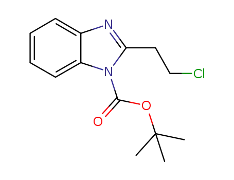 tert-butyl 2-(2-chloroethyl)-1H-benzo[d]imidazole-1-carboxylate