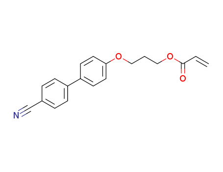 3-[(4'-Cyano[1,1'-biphenyl]-4-yl)oxy]propyl 2-propenoic acid ester *