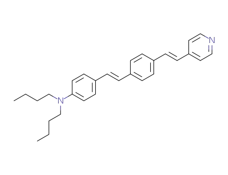 Benzenamine, N,N-dibutyl-4-[2-[4-[2-(4-pyridinyl)ethenyl]phenyl]ethenyl]-
