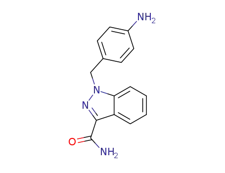 1-(4-aminobenzyl)-1H-indazole-3-carboxamide