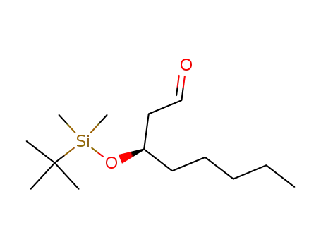Molecular Structure of 220484-17-3 (Octanal, 3-[[(1,1-dimethylethyl)dimethylsilyl]oxy]-, (3R)-)