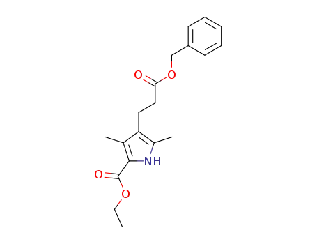 4-(2-benzyloxycarbonylethyl)-3,5-dimethyl-1H-pyrrole-2-carboxylic acid ethyl ester